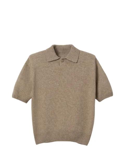 Sharp Line short-sleeve polo top by PETAR PETROV