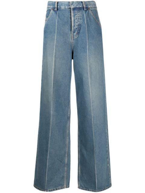 high-rise wide-leg jeans by PETAR PETROV