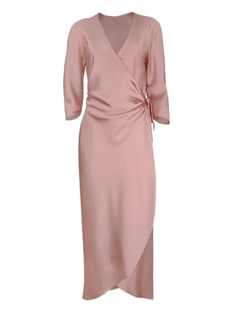 V-neck wrap dress by PETER COHEN