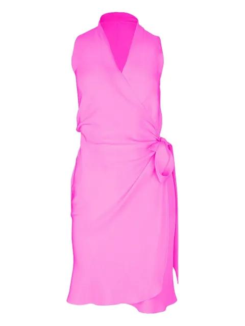 Yard wrap-tie dress by PETER COHEN