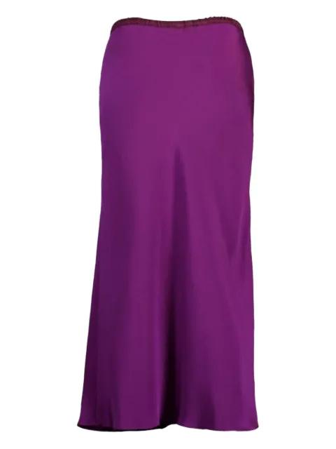 bias-cut slip skirt by PETER COHEN
