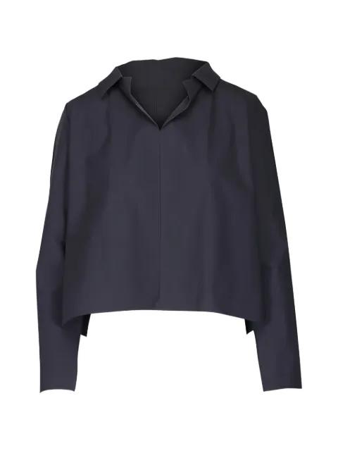 cropped long-sleeve blouse by PETER COHEN