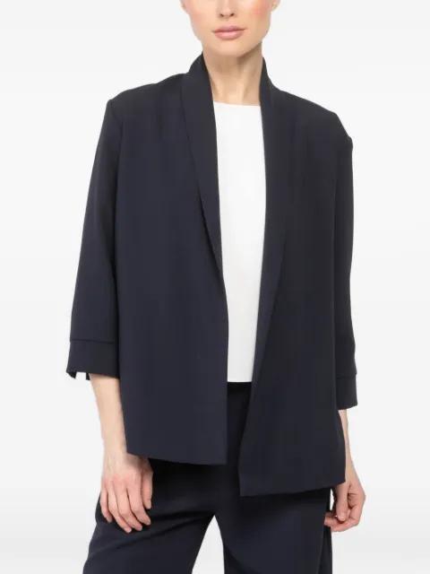 shawl-collar three-quarter sleeve jacket by PETER COHEN