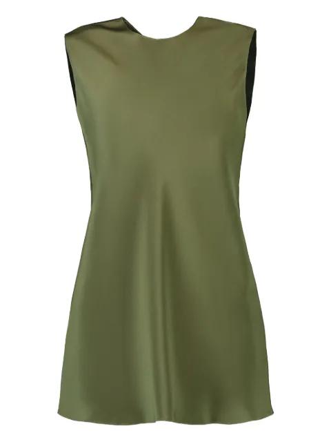 sleeveless satin top by PETER COHEN
