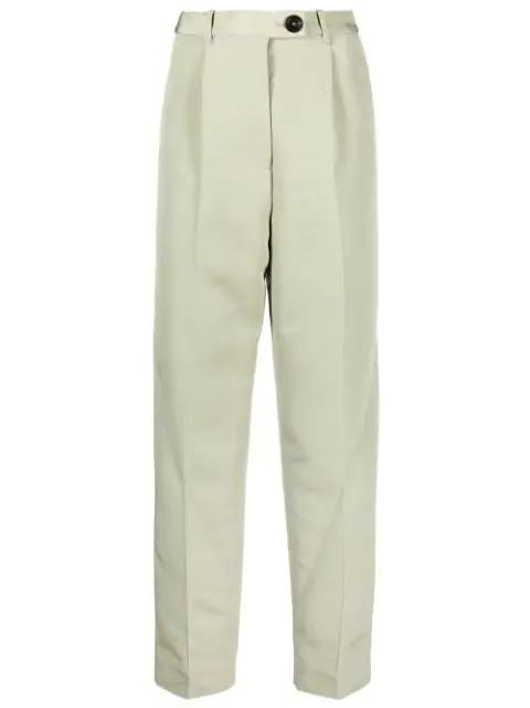 high-waisted straight-leg trousers by PETER DO