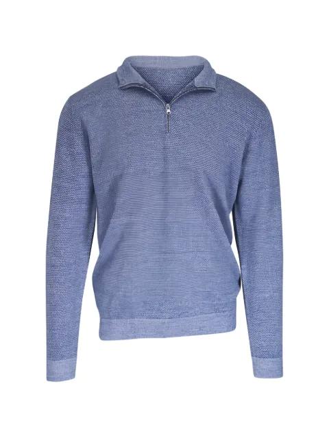 Barlow zipped-collar polo shirt by PETER MILLAR
