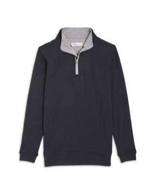 Boys' Perth Youth Quarter Zip Sweater - Little Kid by PETER MILLAR