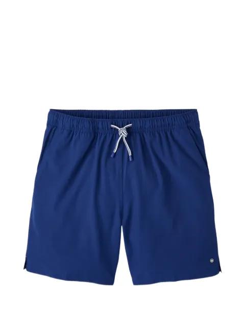 Crown drawstring swim shorts by PETER MILLAR