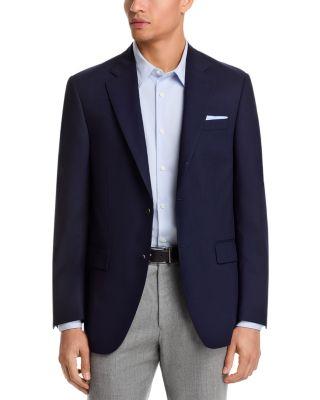 Flynn Textured Solid Wool Classic Fit Sportcoat by PETER MILLAR
