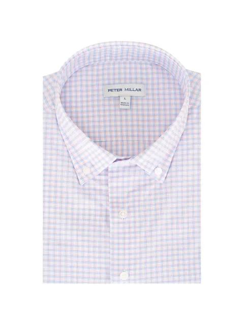 Gregory button-down check shirt by PETER MILLAR
