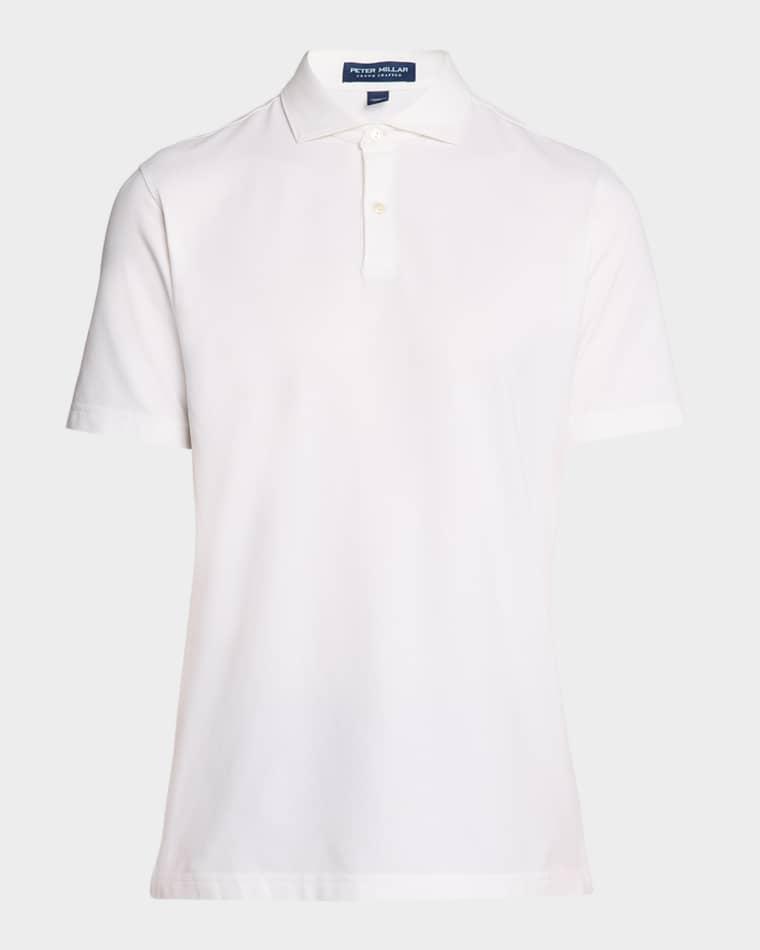 Men's Crown Crafted Albatross Cotton-Blend Pique Polo Shirt by PETER MILLAR