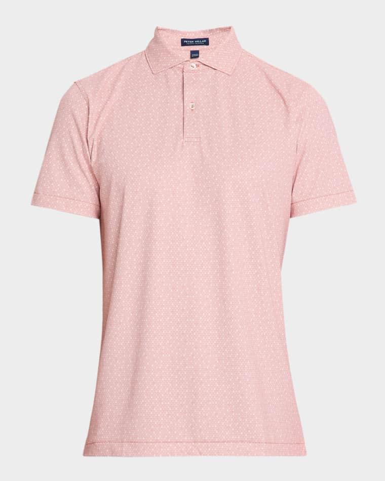 Men's Crown Crafted Casablanca Performance Jersey Polo Shirt by PETER MILLAR