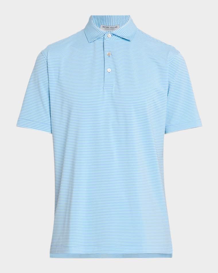 Men's Crown Sport Hales Performance Jersey Polo Shirt by PETER MILLAR