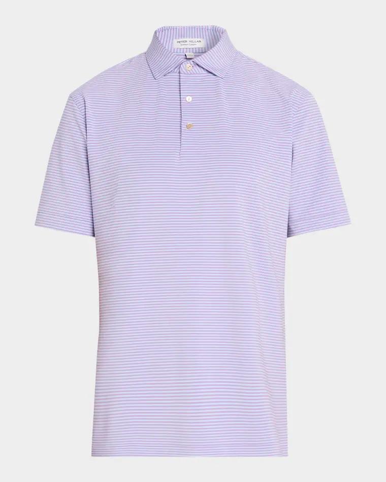 Men's Crown Sport Hales Performance Jersey Polo Shirt by PETER MILLAR