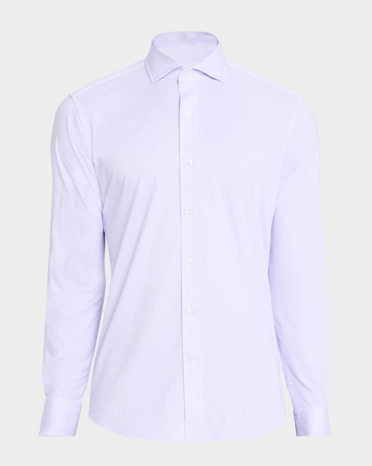 Men's Excursionist Flex Micro-Print Sport Shirt by PETER MILLAR