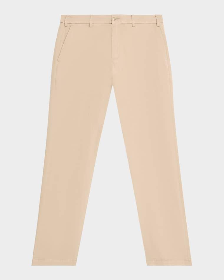Men's Flat Front Trousers in Signature Sateen by PETER MILLAR