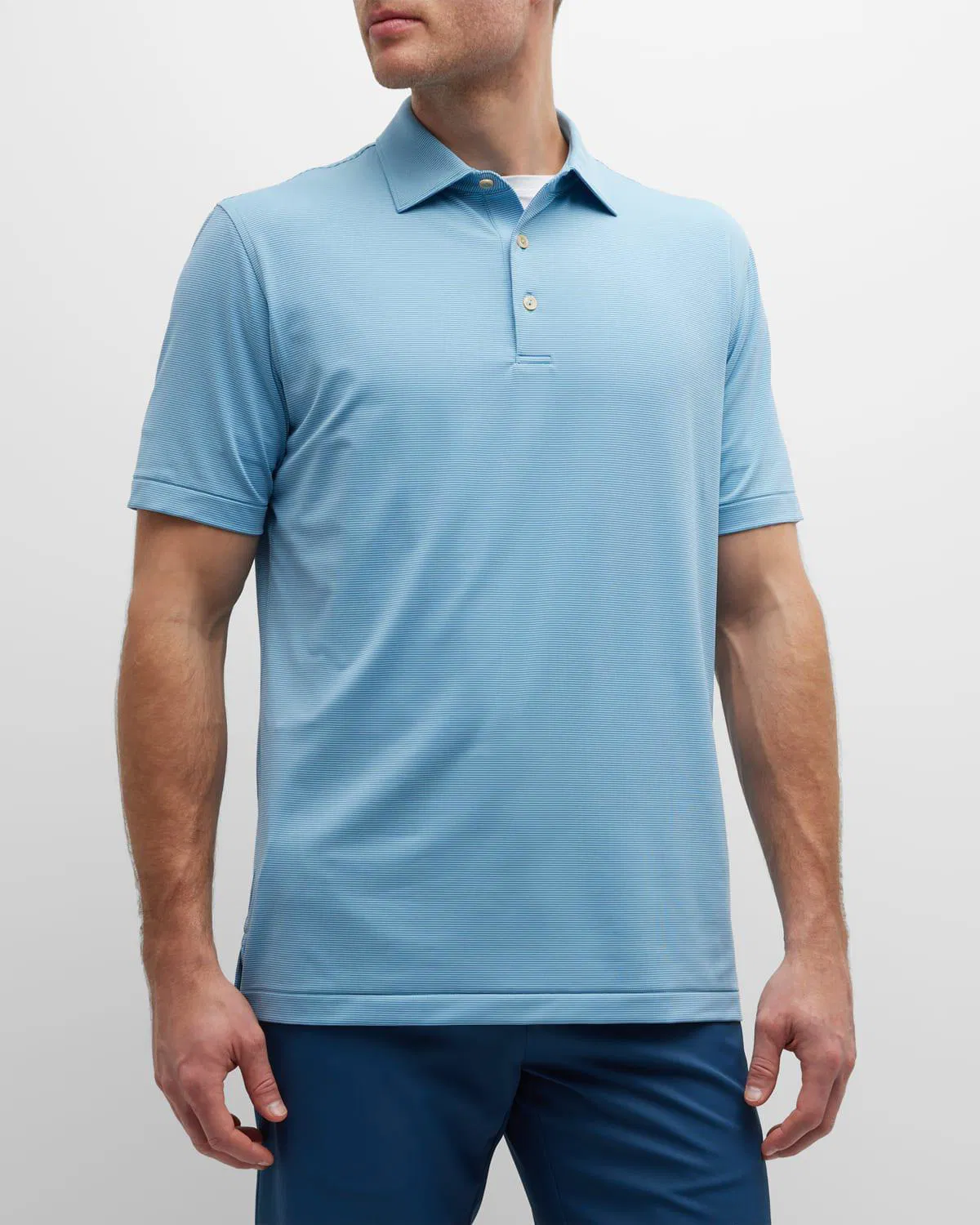 Men's Jubilee Stripe Performance Polo Shirt by PETER MILLAR | jellibeans