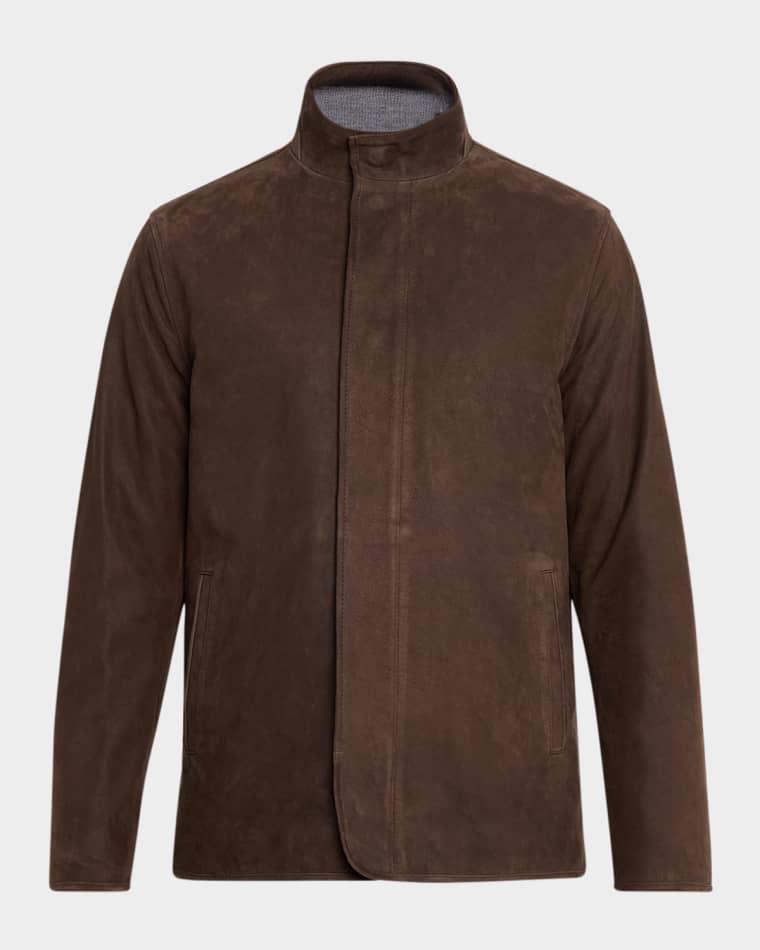 Men's Norwalk Nubuck Leather Jacket by PETER MILLAR