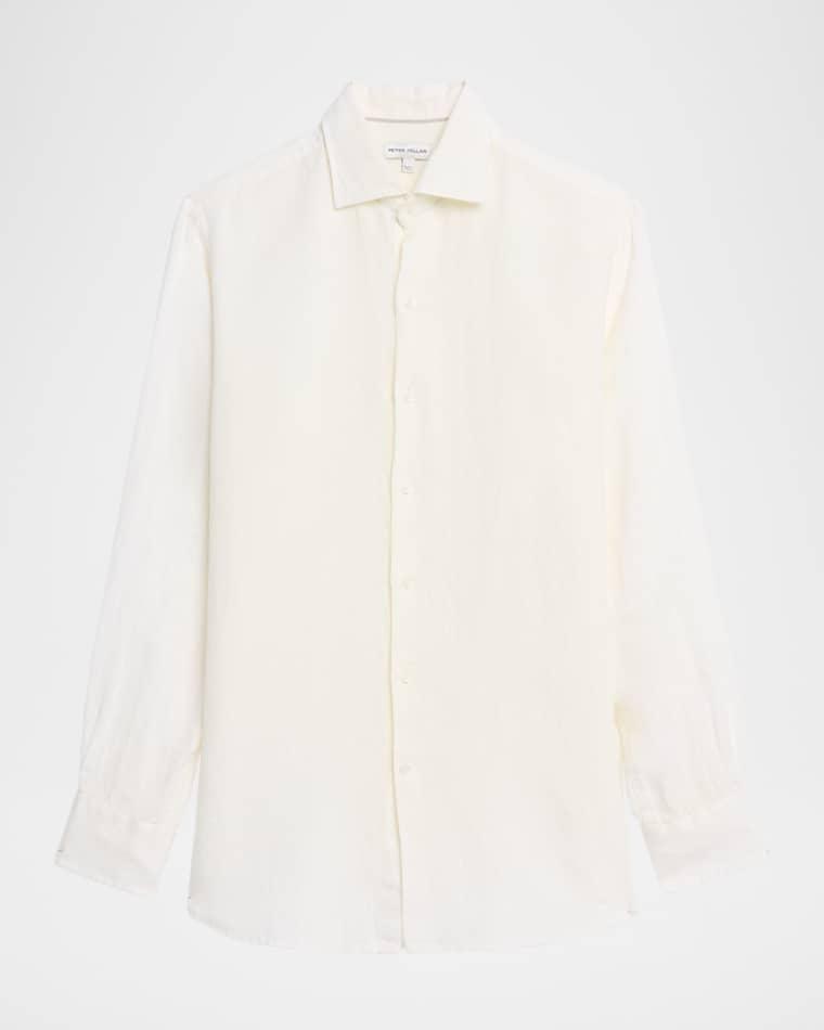 Men's Shoreside Linen Button-Down Shirt by PETER MILLAR