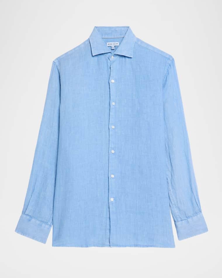 Men's Shoreside Linen Button-Down Shirt by PETER MILLAR