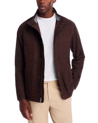 Norwalk Nubuck Leather Coat by PETER MILLAR