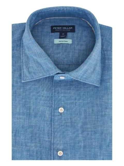 chambray button-up shirt by PETER MILLAR