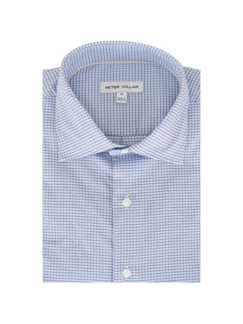 check-pattern shirt by PETER MILLAR