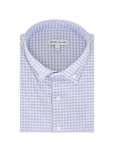 checked pointed-shirt shirt by PETER MILLAR