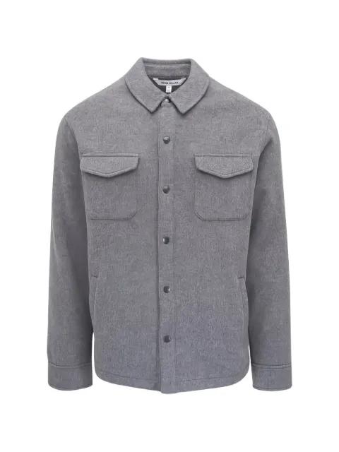 flap-pocket collared jacket by PETER MILLAR