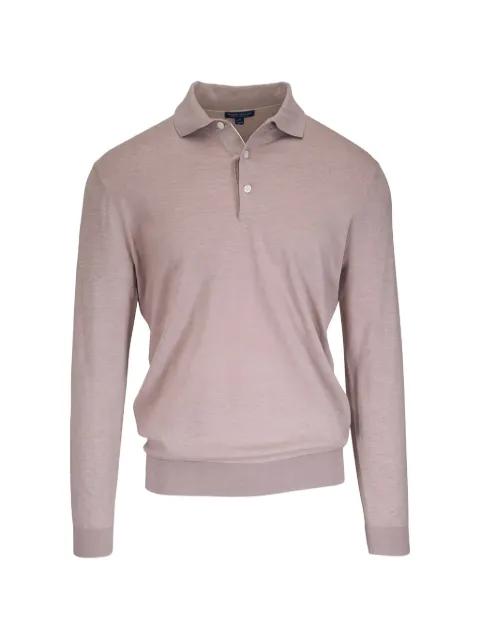 long-sleeve polo shirt by PETER MILLAR