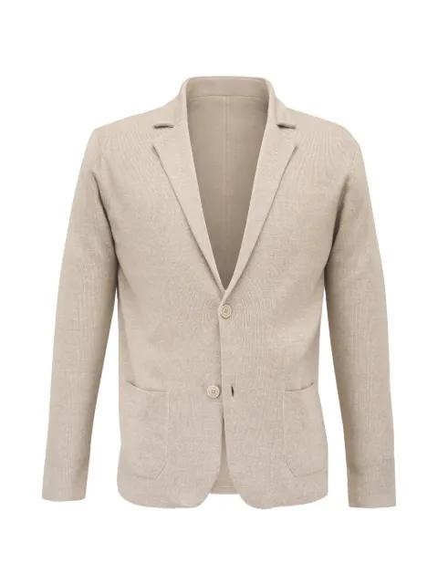 notched lapels patch pockets blazer by PETER MILLAR