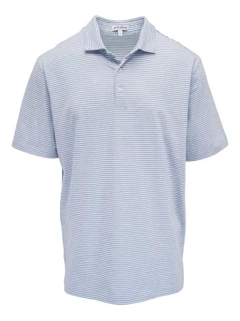 striped knit polo shirt by PETER MILLAR