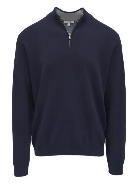 zip neck sweater by PETER MILLAR