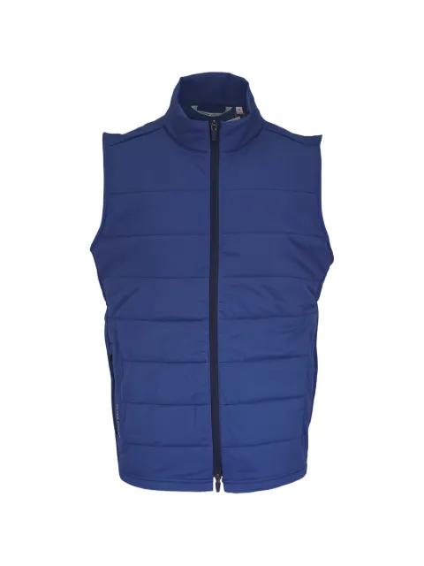 zip padded gilet by PETER MILLAR