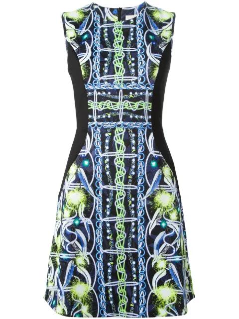 printed panel dress by PETER PILOTTO
