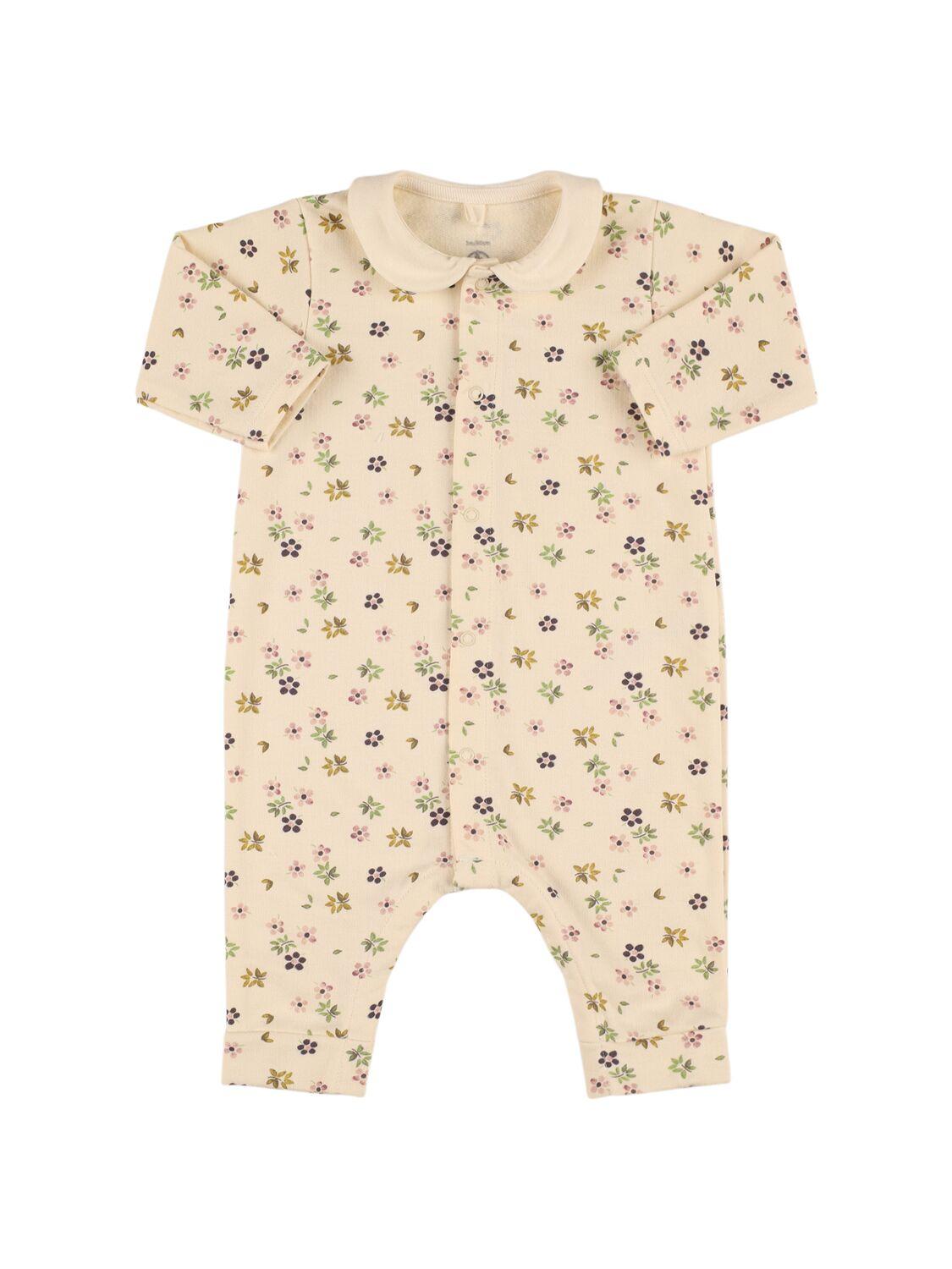 Printed Cotton Romper by PETIT BATEAU