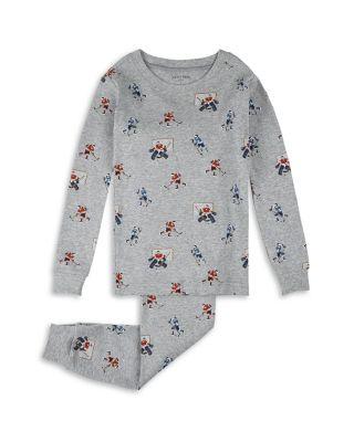 Boys' Hockey Players Print Pajama Set - Little Kid by PETIT LEM