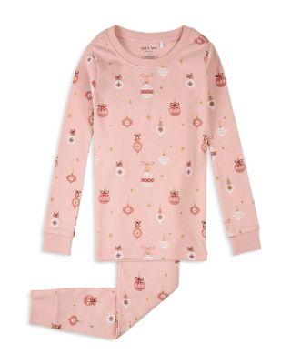 Girls' Ornaments Print Pajama Set - Little Kid by PETIT LEM
