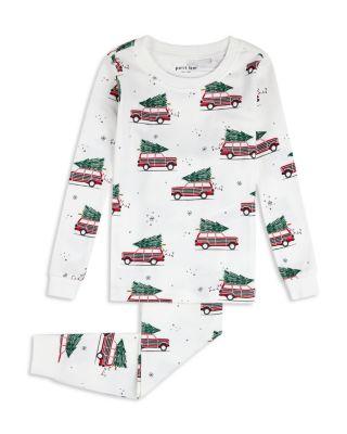 Unisex Festive Cars Print Pajama Set - Little Kid by PETIT LEM