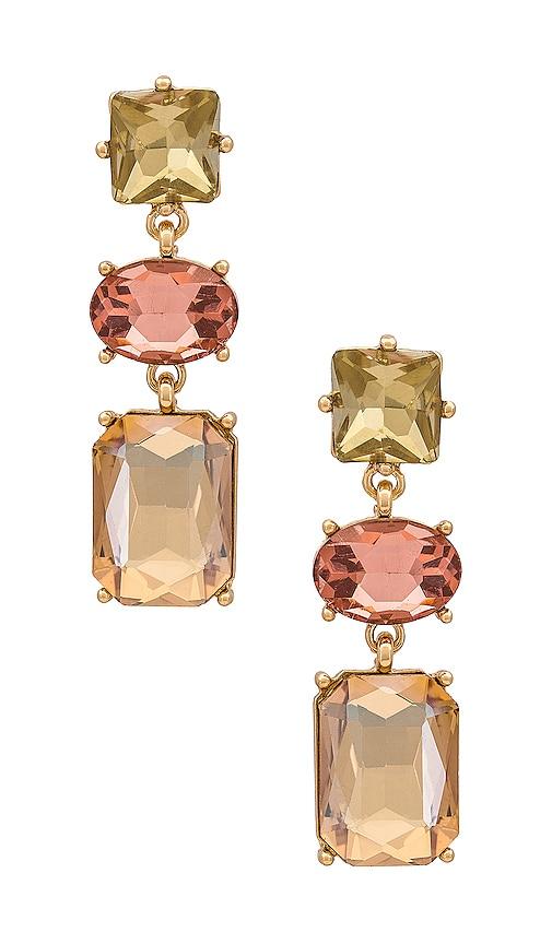 petit moments Allie Earrings in Metallic Gold by PETIT MOMENTS