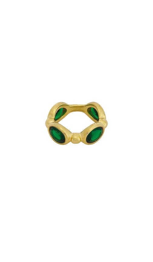 petit moments Bita Ring in Green by PETIT MOMENTS
