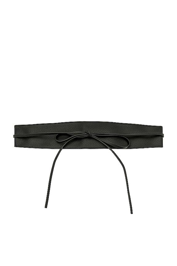 petit moments Corset Belt in Black by PETIT MOMENTS