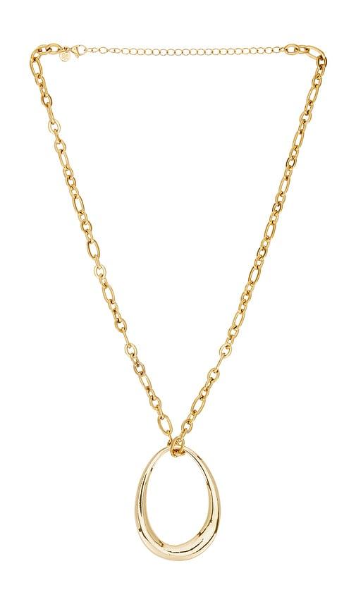 petit moments Delia Pendant Necklace in Metallic Gold by PETIT MOMENTS