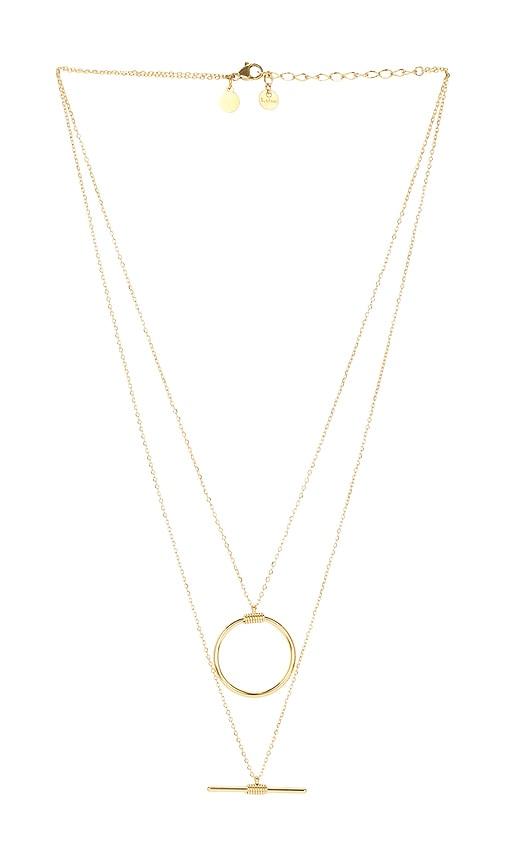 petit moments Devin Necklace in Metallic Gold by PETIT MOMENTS petit moments Devin Necklace in Metallic Gold by PETIT MOMENTS