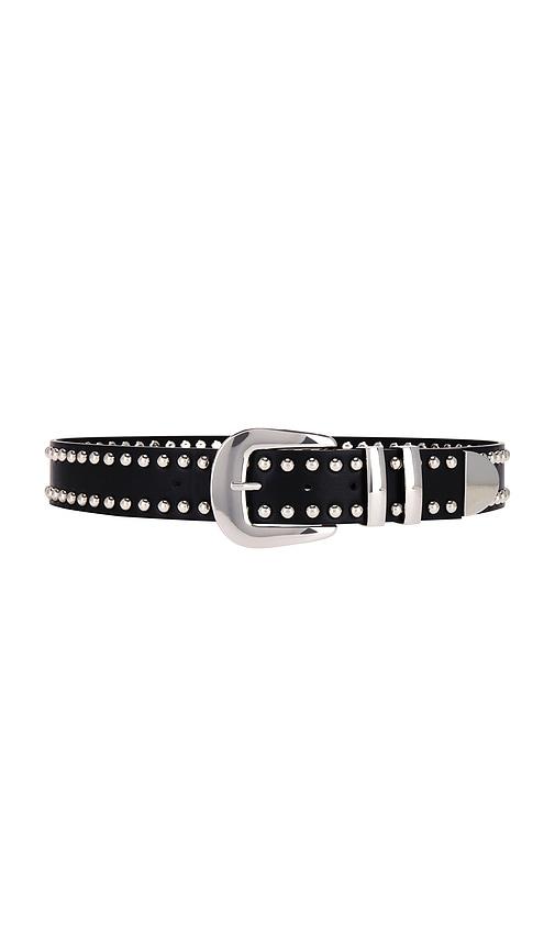 petit moments Double Barrel Belt in Black by PETIT MOMENTS