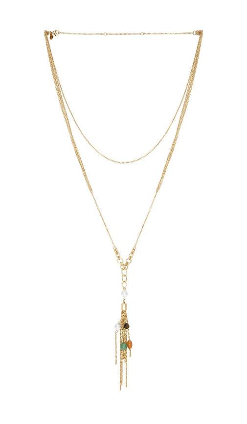 petit moments Dune Necklace in Metallic Gold by PETIT MOMENTS