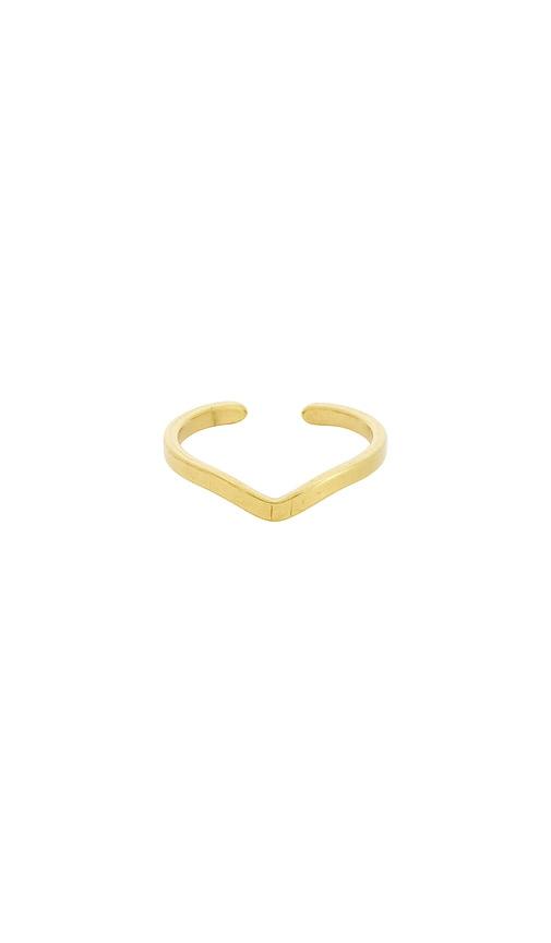 petit moments Isla Toe Ring in Metallic Gold by PETIT MOMENTS