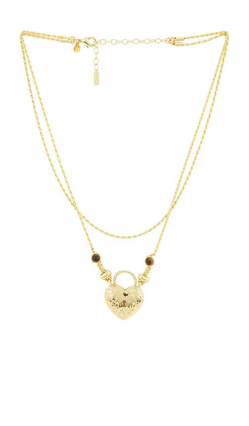 petit moments Keepsake Necklace in Metallic Gold by PETIT MOMENTS