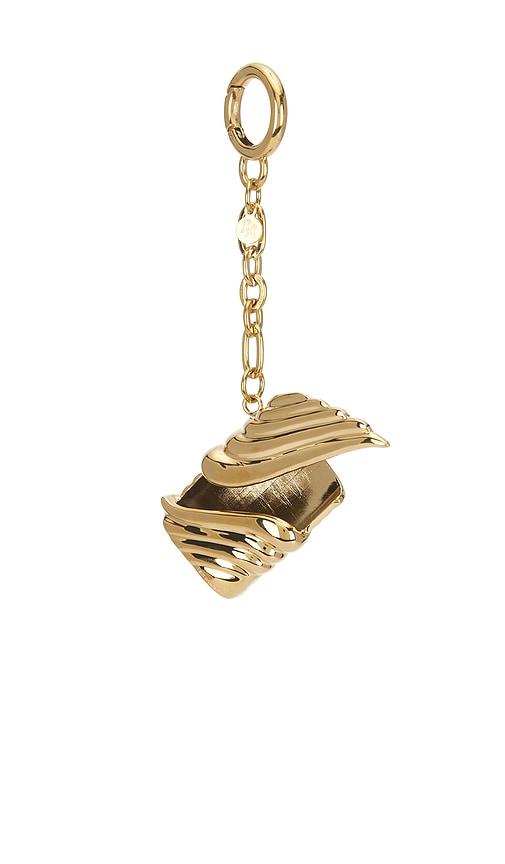 petit moments Lighter Holder Keychain in Metallic Gold by PETIT MOMENTS