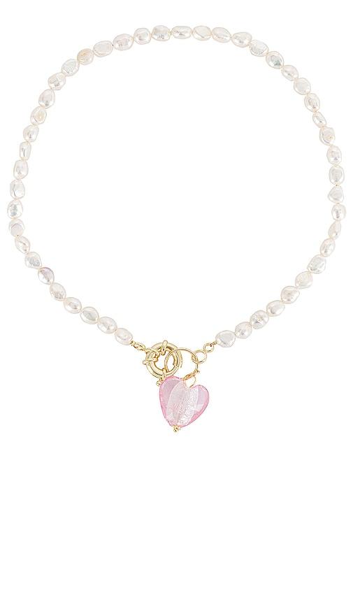 petit moments Lisa Necklace in Pink by PETIT MOMENTS